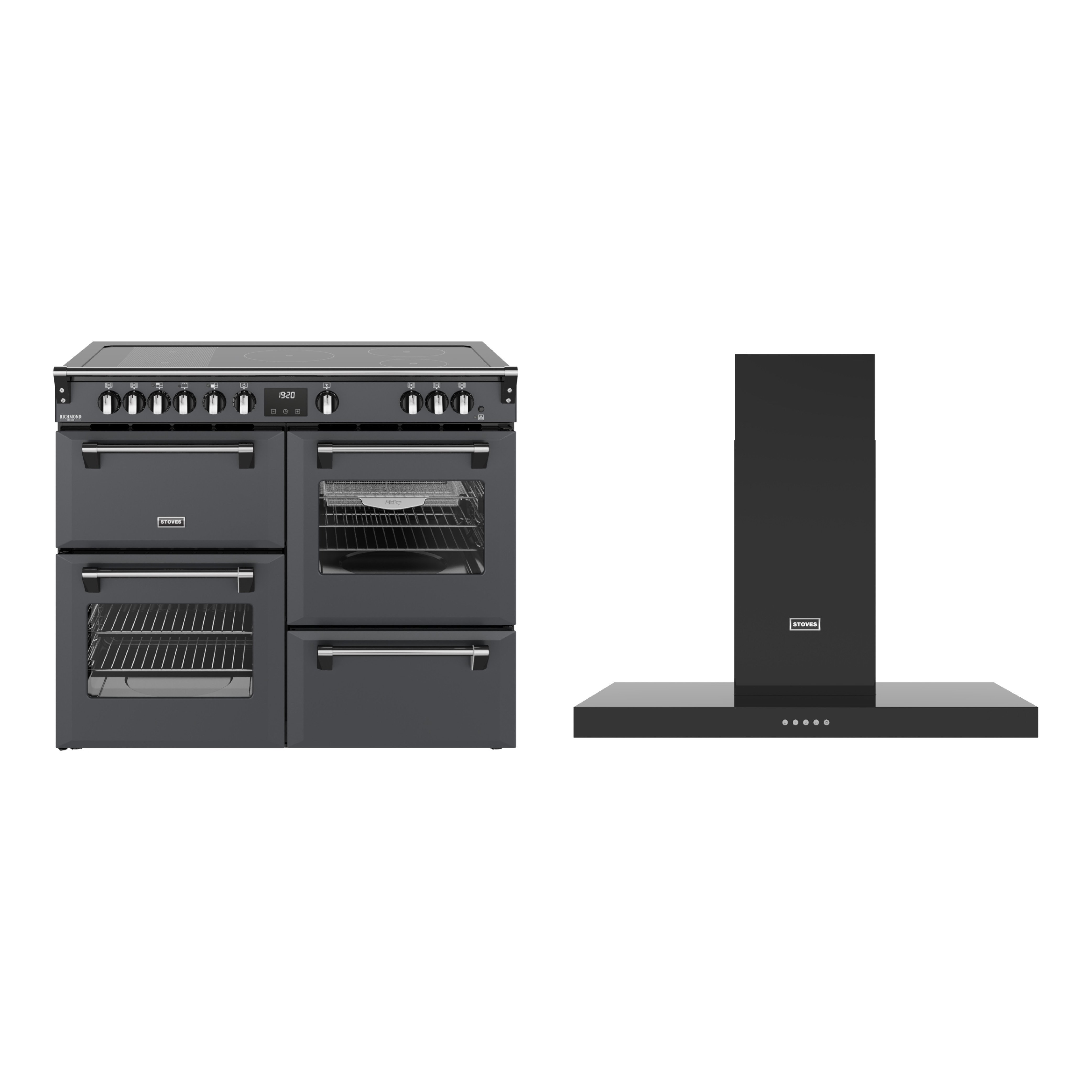 Stoves Richmond Deluxe Induction Range Cooker & Hood Pack
