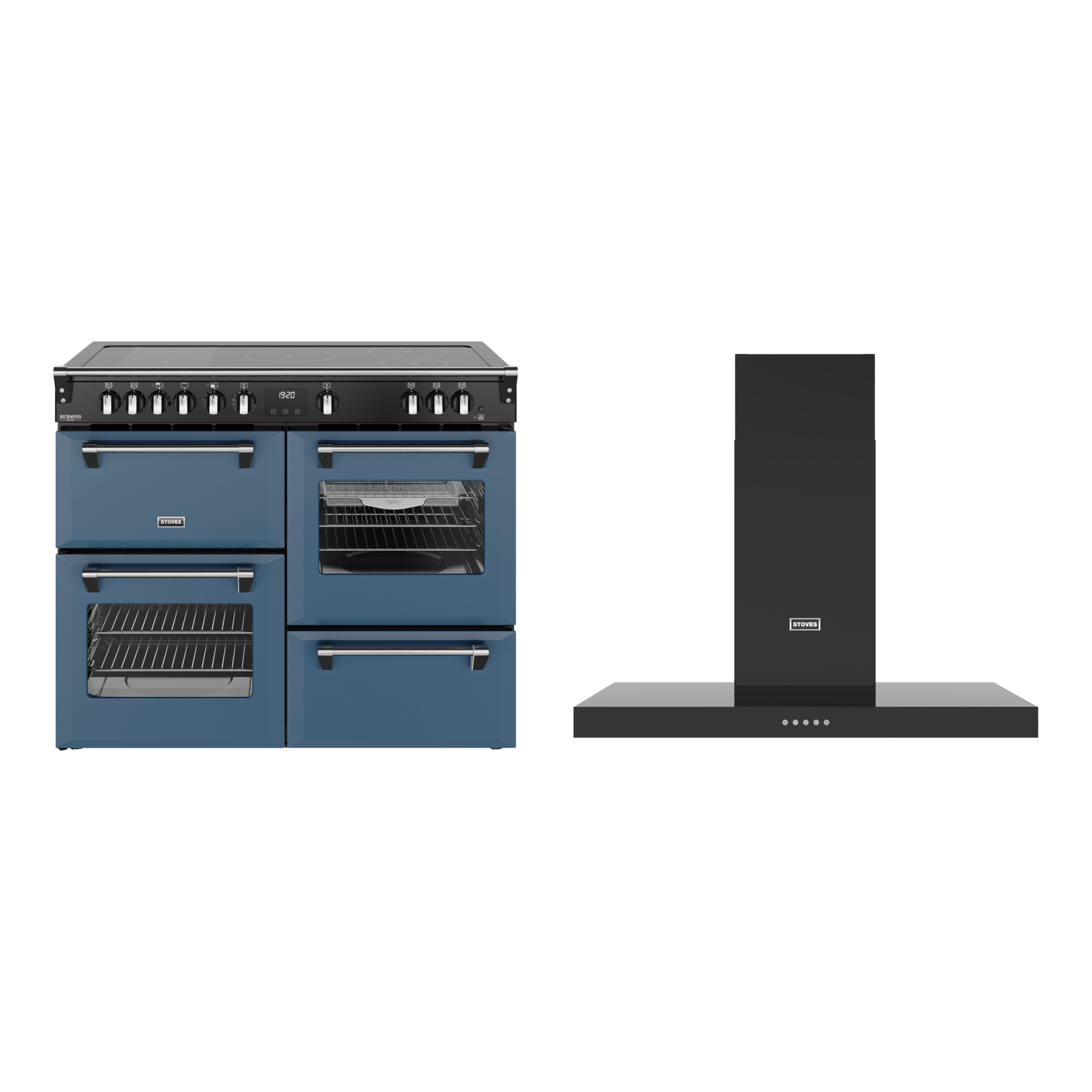 Stoves Richmond Deluxe Induction Range Cooker & Hood Pack