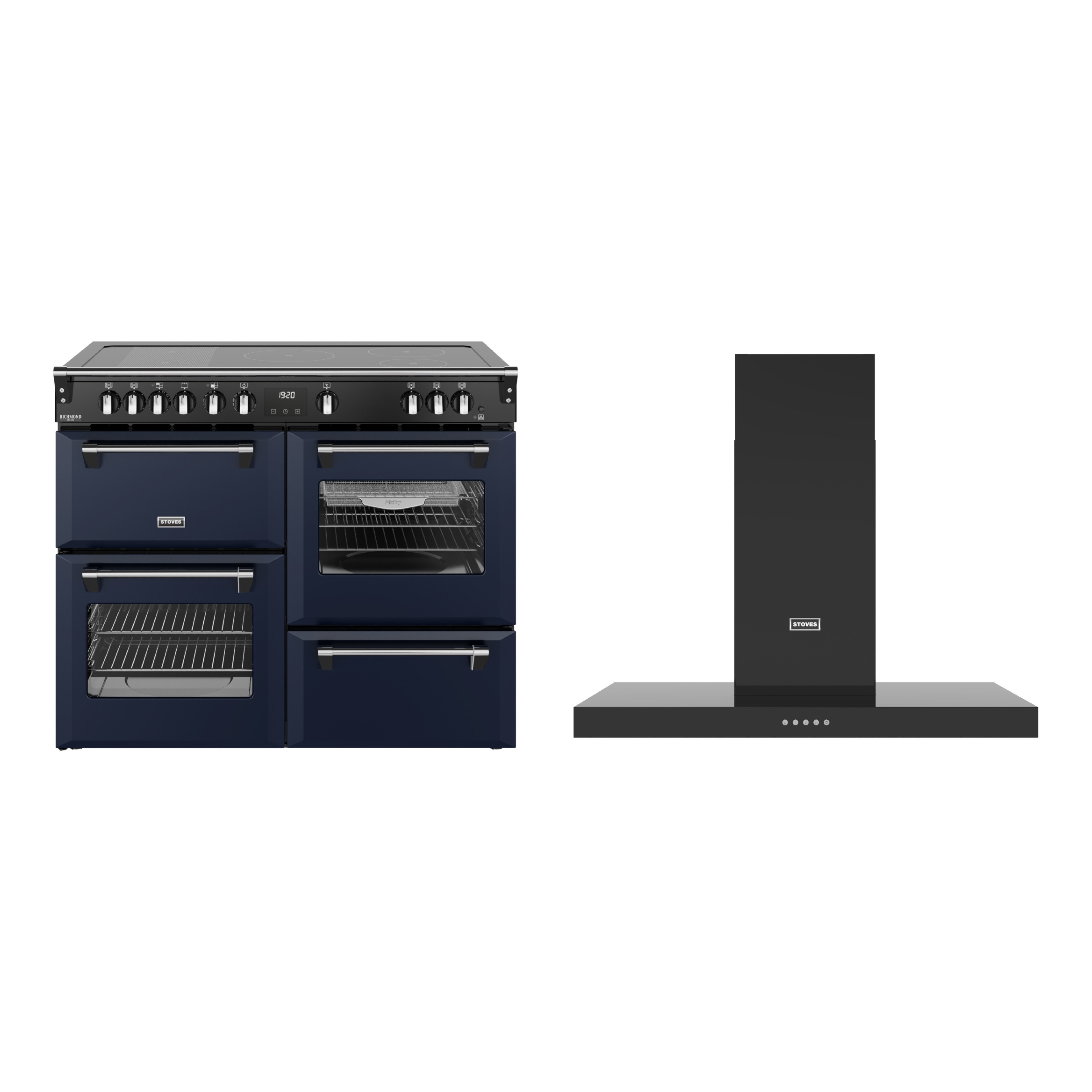 Stoves Richmond Deluxe Induction Range Cooker & Hood Pack