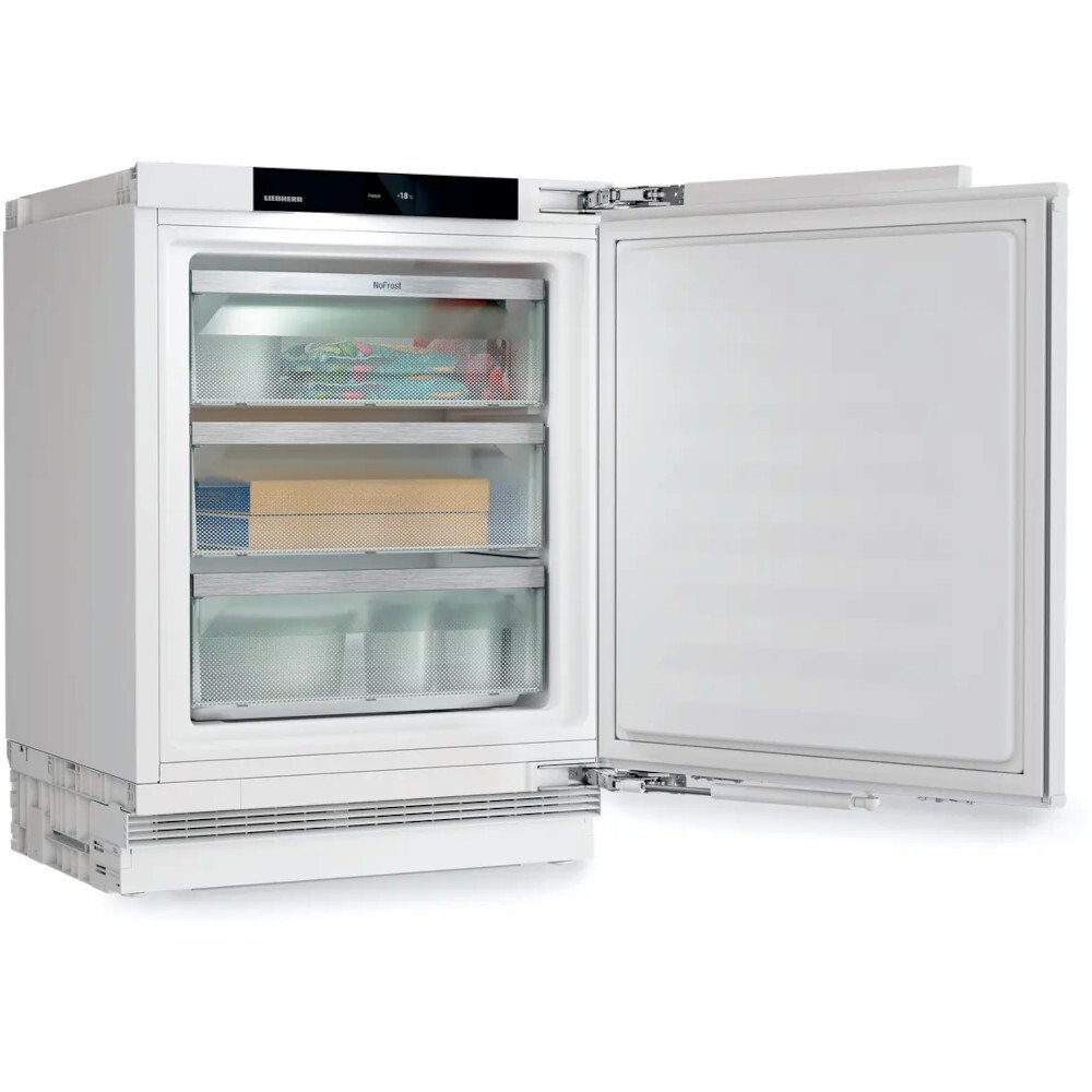 Liebherr SUFNd365i No Frost Built-Under Freezer, Fixed Hinge, D Rated