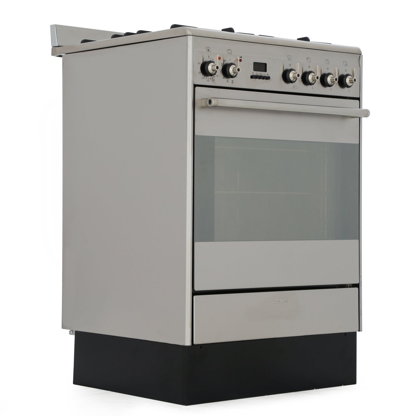 Smeg SUK61PX8 Concert Dual Fuel Cooker with Single Oven, Stainless Steel, A Rated