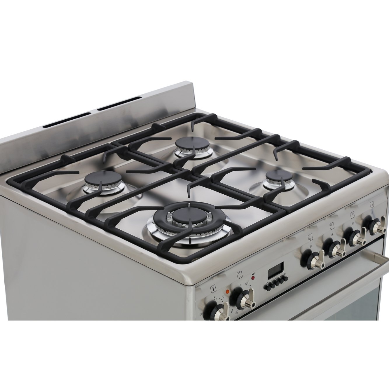 Smeg SUK61PX8 Concert Dual Fuel Cooker with Single Oven, Stainless Steel, A Rated