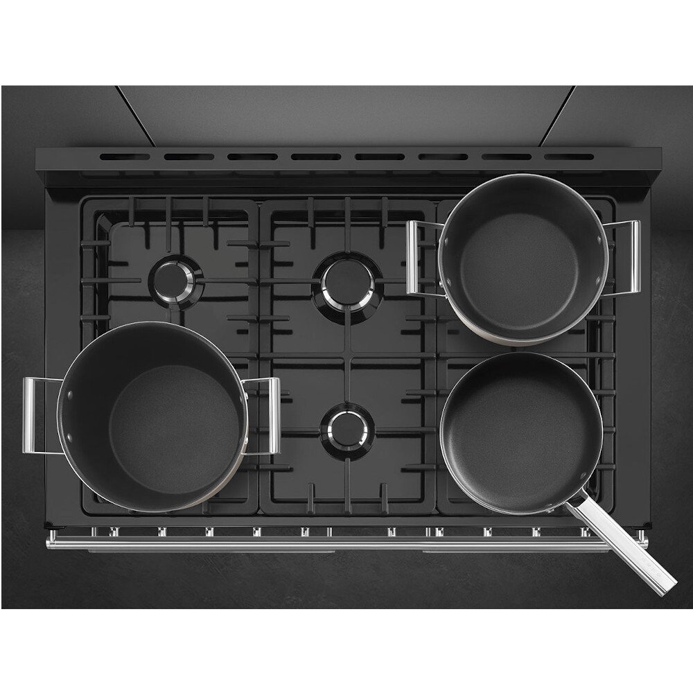 Smeg SY103 Symphony 100cm Dual Fuel Range Cooker, Stainless Steel, A