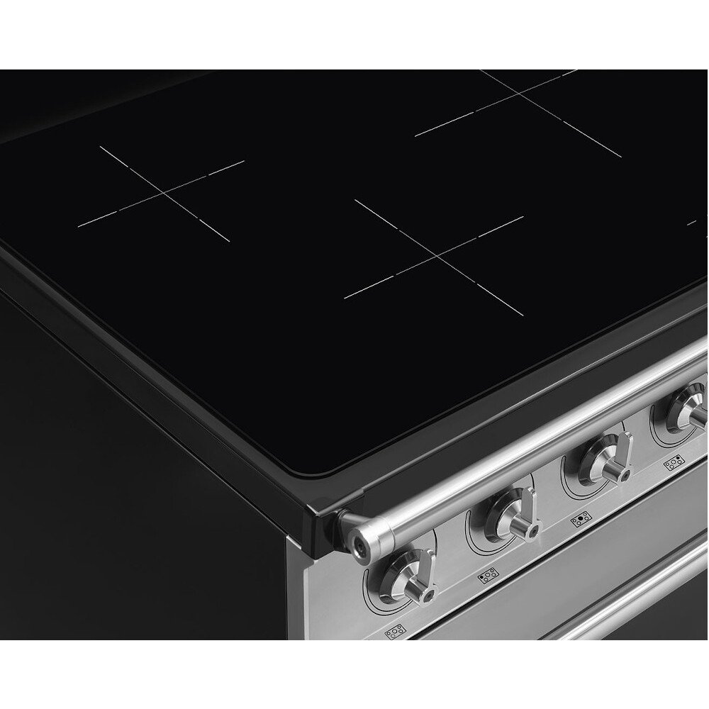 Smeg SYD4110I1 Symphony 110cm Induction Range Cooker, Stainless Steel