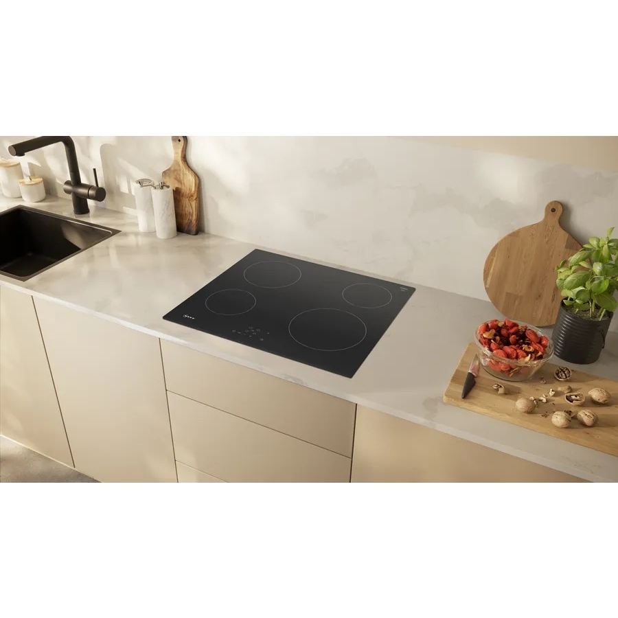 Neff T16NBE1L N50 59cm Ceramic Hob, Black
