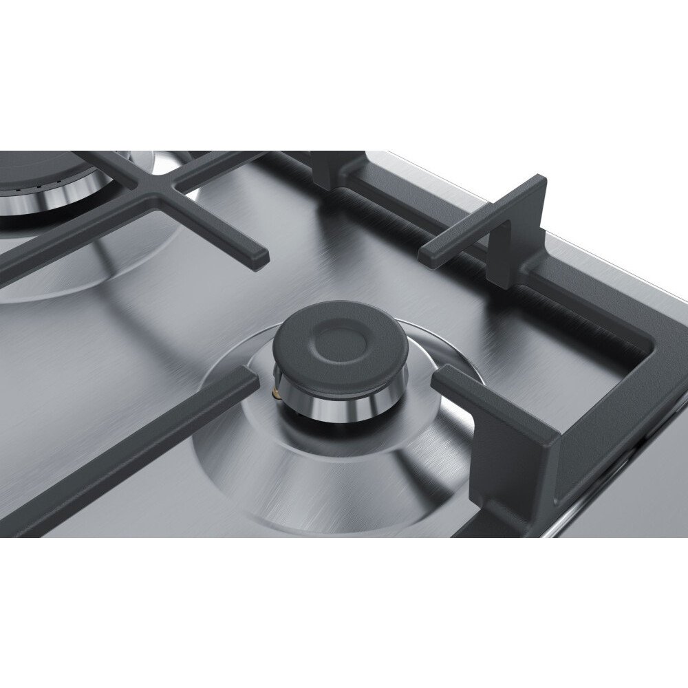 Neff T26BB59N0 N50 58cm 4 Burner Gas Hob, Stainless Steel Marks