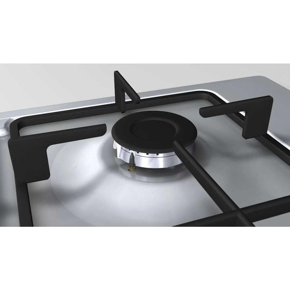 Neff T26BR46N0 N30 58cm 4 Burner Gas Hob, Stainless Steel Marks