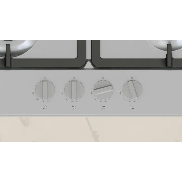 Neff T26GKH8N0 N50 4 Burner Gas Hob, Stainless Steel