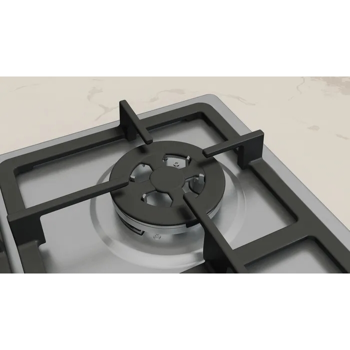 Neff T26GKH8N0 N50 4 Burner Gas Hob, Stainless Steel