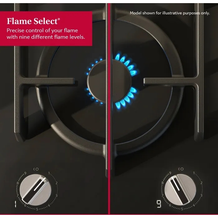 Neff T26PIP4S0 N70 59cm 4 Burner Gas Hob, Black