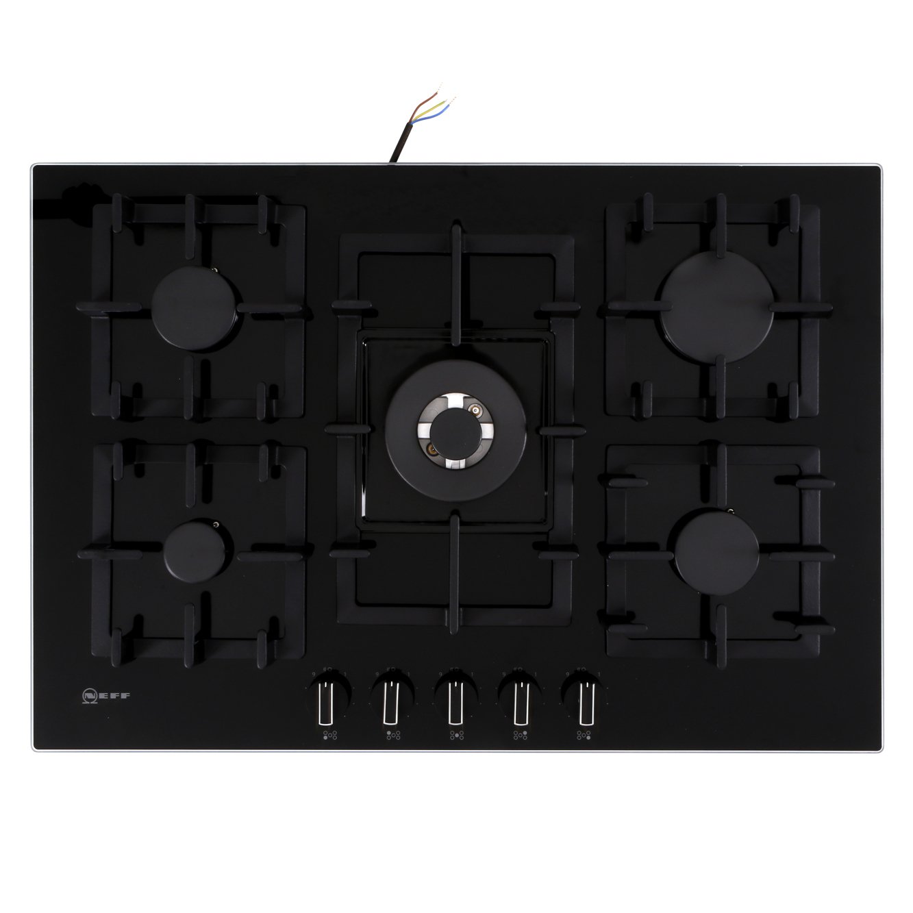 Buy Neff N70 T27CA59S0 5 Burner Gas Hob Black Marks Electrical