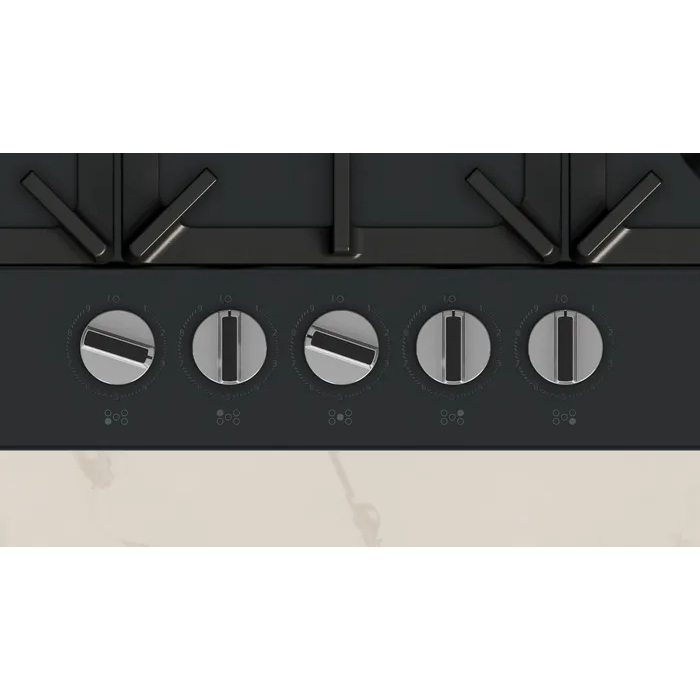Neff T27CIQ8S0 N70 5 Burner Gas Hob, Black