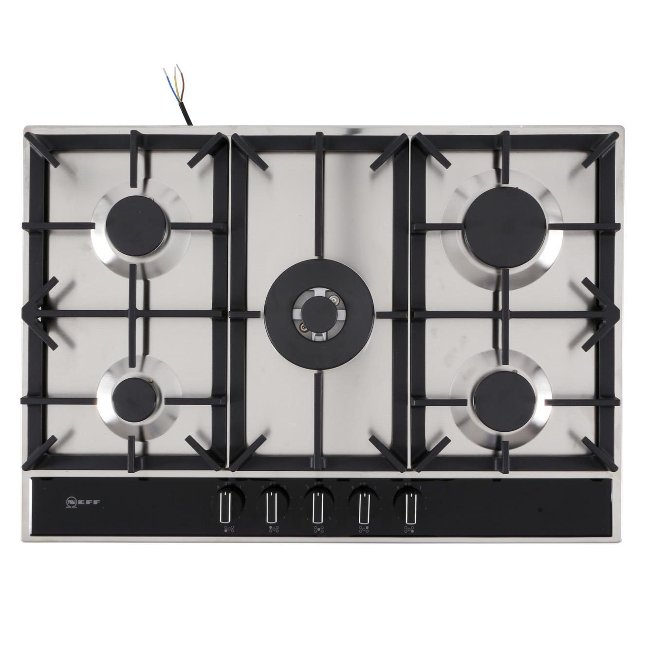 Buy Neff N70 T27DA69N0 5 Burner Gas Hob Stainless Steel Marks Electrical