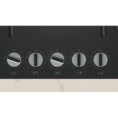 Neff T27PIQ4S0 N70 75cm 5 Burner Gas Hob, Black