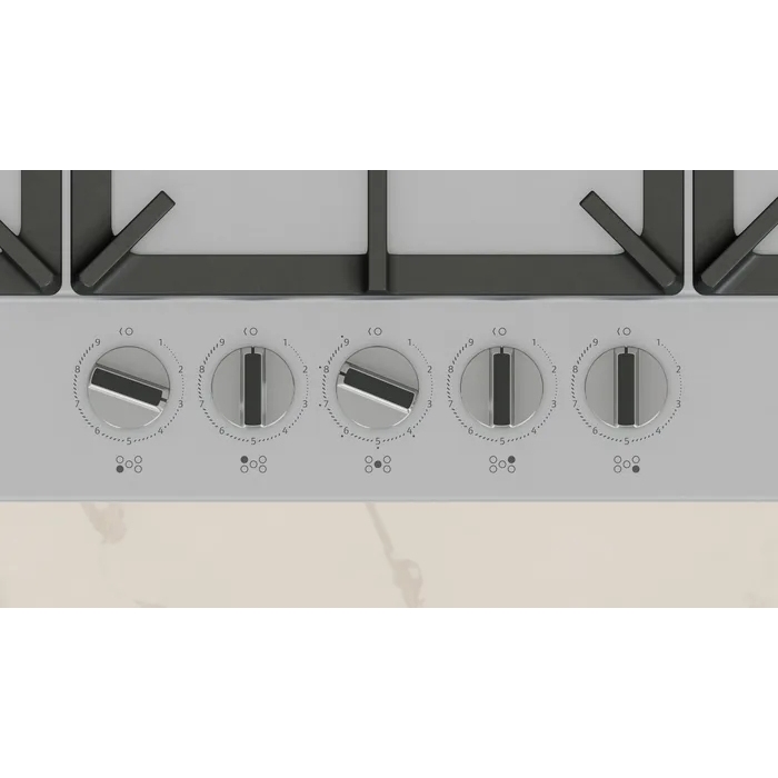 Neff T29CIR8N0 N70 5 Burner Gas Hob, Stainless Steel
