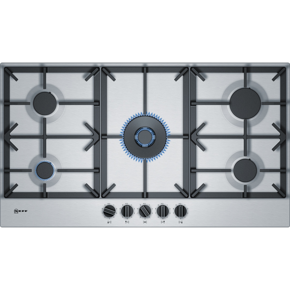 Buy Neff N70 T29DS69N0 5 Burner Gas Hob Stainless Steel Marks Electrical