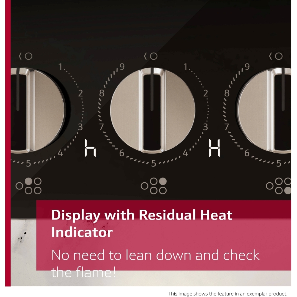 Neff T29RHS4S0 N90 92cm 5 Burner Gas Hob, Black