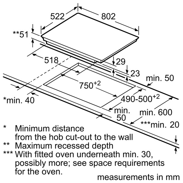 Buy Neff T41D82X2 Induction Hob Frameless Marks Electrical