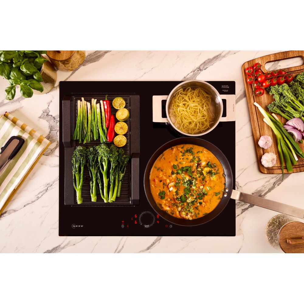 Neff T56FHS1L0 N70 59cm Induction Hob, Black