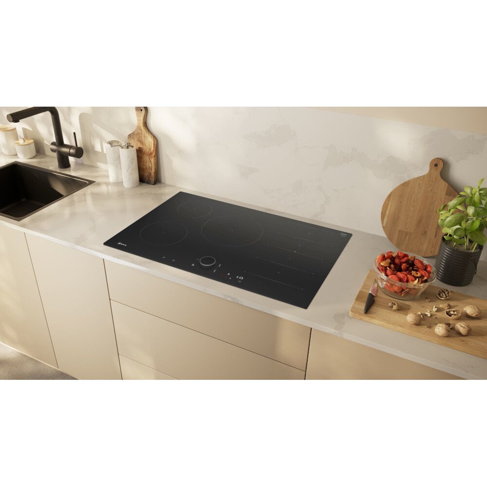 Neff T68FUV4L0 N90 80cm Induction Hob, Black