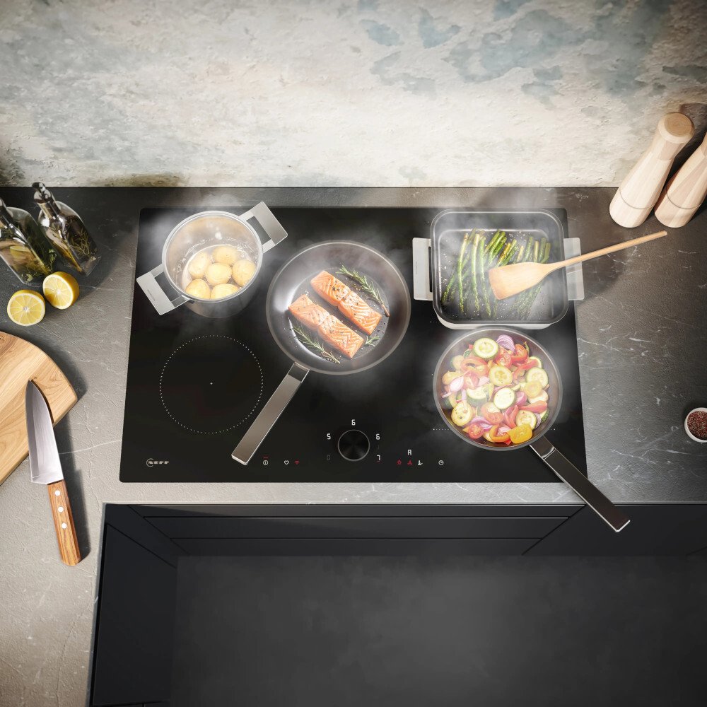 Neff T68NUV4A0 80cm Induction Hob, Black