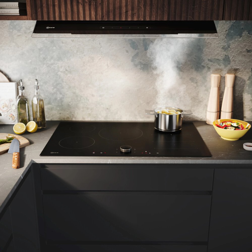 Neff T68NUV4A0 80cm Induction Hob, Black
