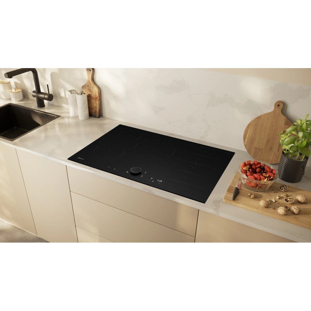 Neff T68NUV4A0 80cm Induction Hob, Black