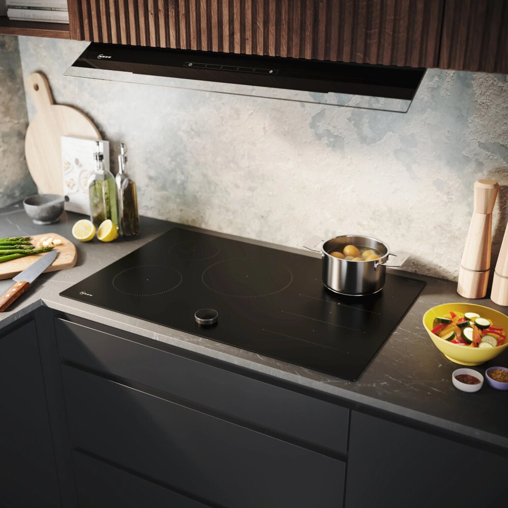 Neff T68NUV4A0 80cm Induction Hob, Black