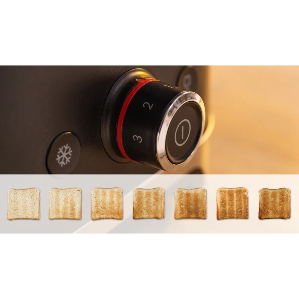 Bosch TAT4M223GB MyMoment Compact Toaster, 2 Slice, Black