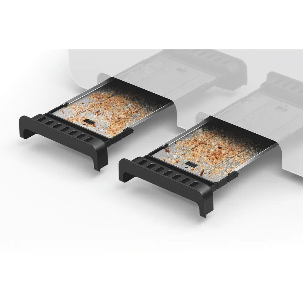 Bosch TAT5P441GB DesignLine Toaster, 4 Slice, White