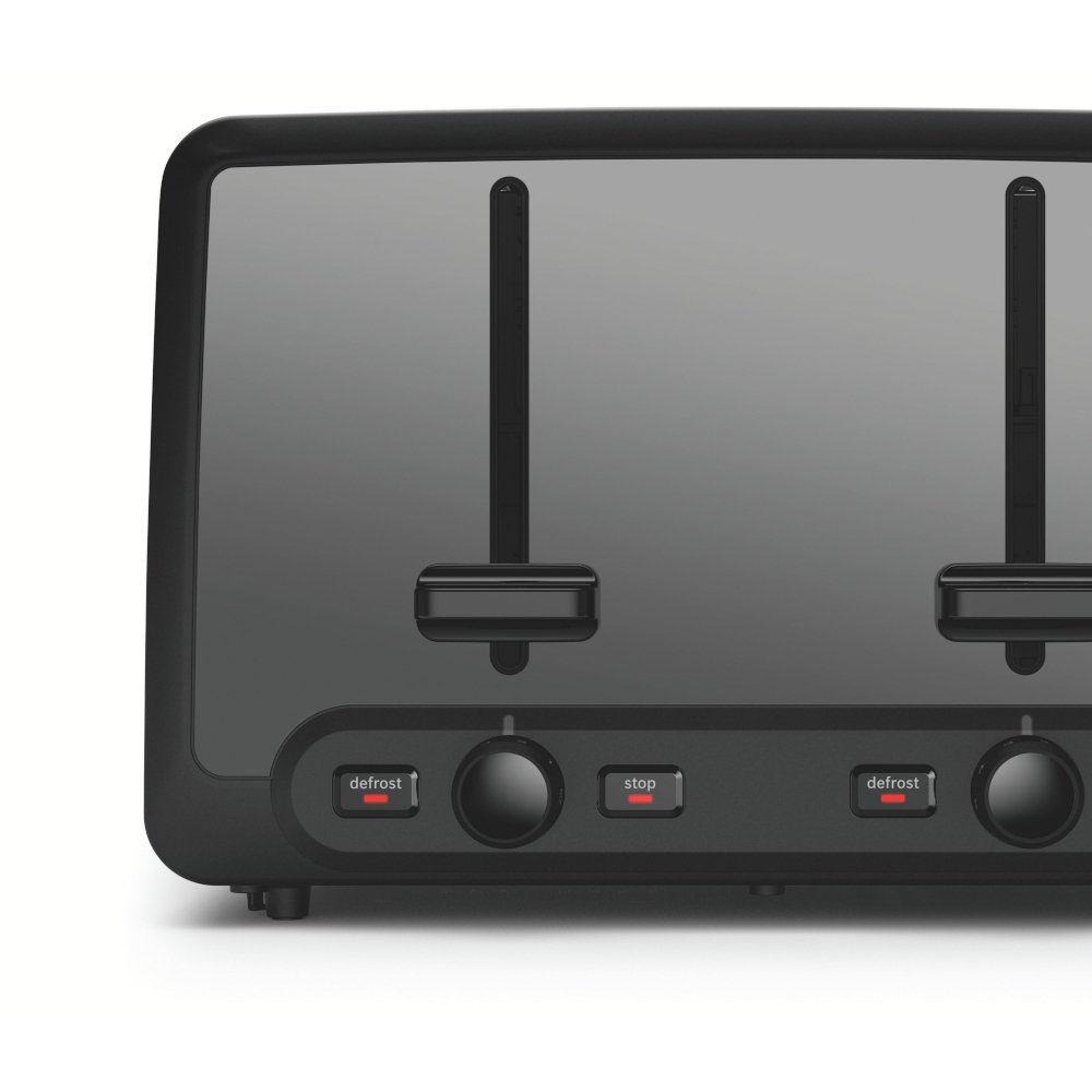 Bosch TAT5P445GB DesignLine Toaster, 4 Slice, Grey