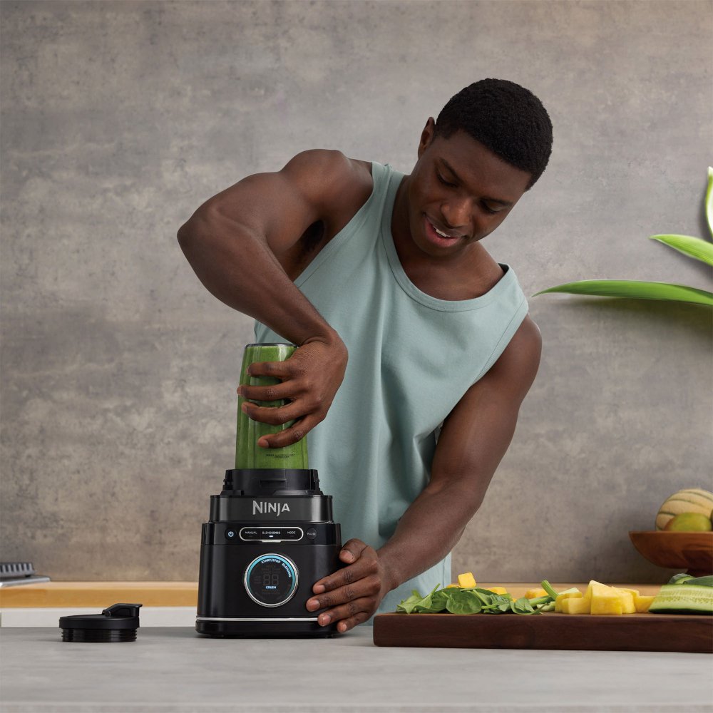 Ninja TB301UK Detect Power Blender Pro & Single Serve, Black
