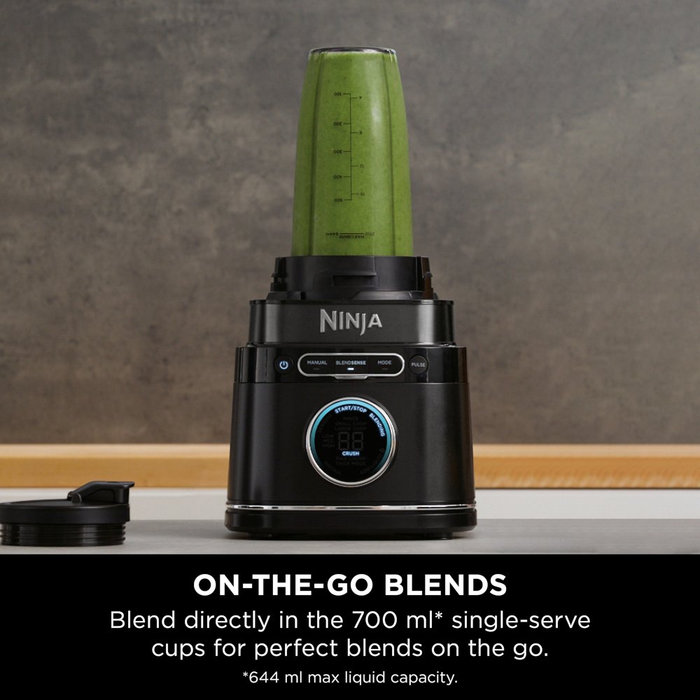 Ninja TB301UK Detect Power Blender Pro & Single Serve, Black