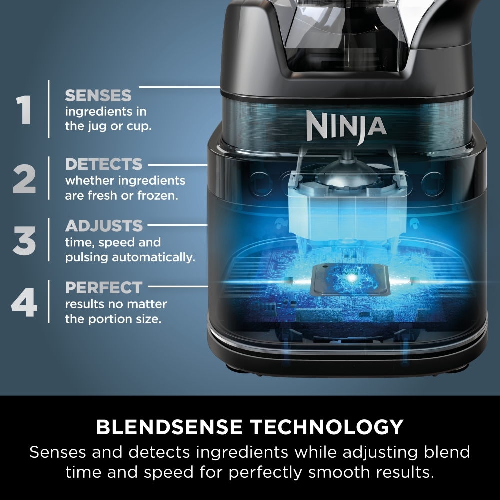 Ninja TB401UK Detect Power Blender & Processor Pro, Black