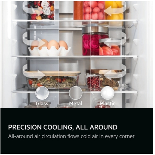 AEG TC8MS181CS No Frost Integrated Fridge Freezer, Sliding Hinge, 60/40, C Rated