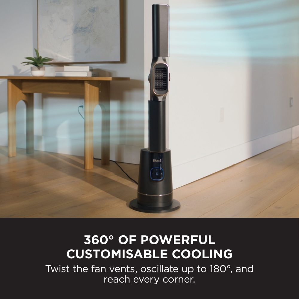 Shark TH200UK Cooling and Heating Fan, Black