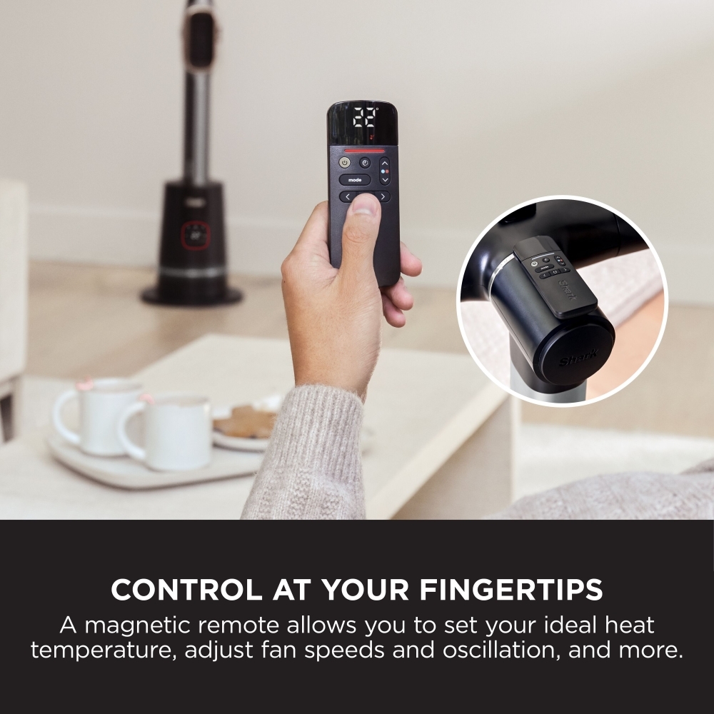 Shark TH200UK Cooling and Heating Fan, Black