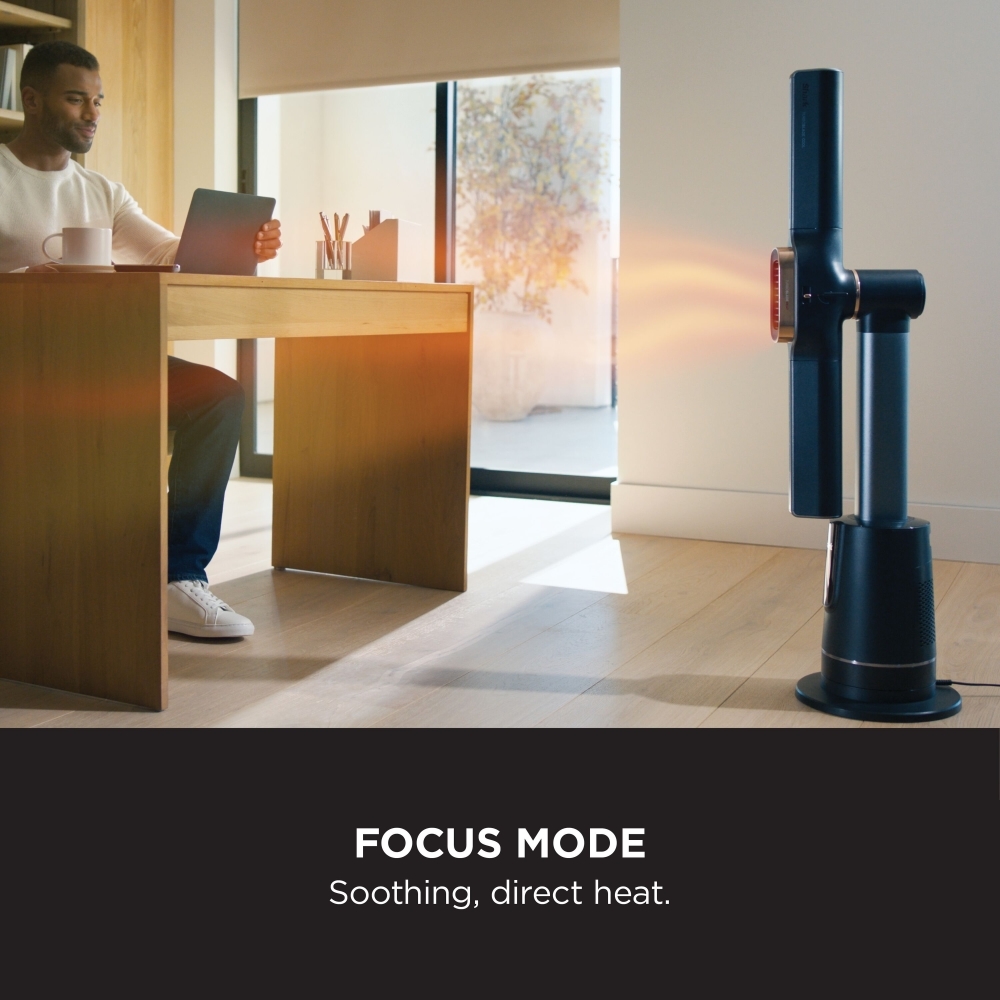 Shark TH200UK Cooling and Heating Fan, Black