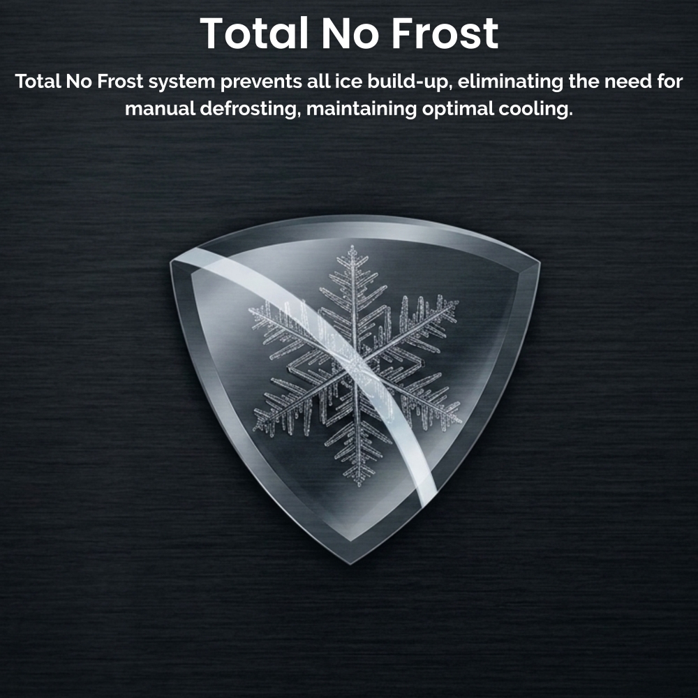 Teknix TH60TNFW Total No Frost Tall Freezer, White, E Rated