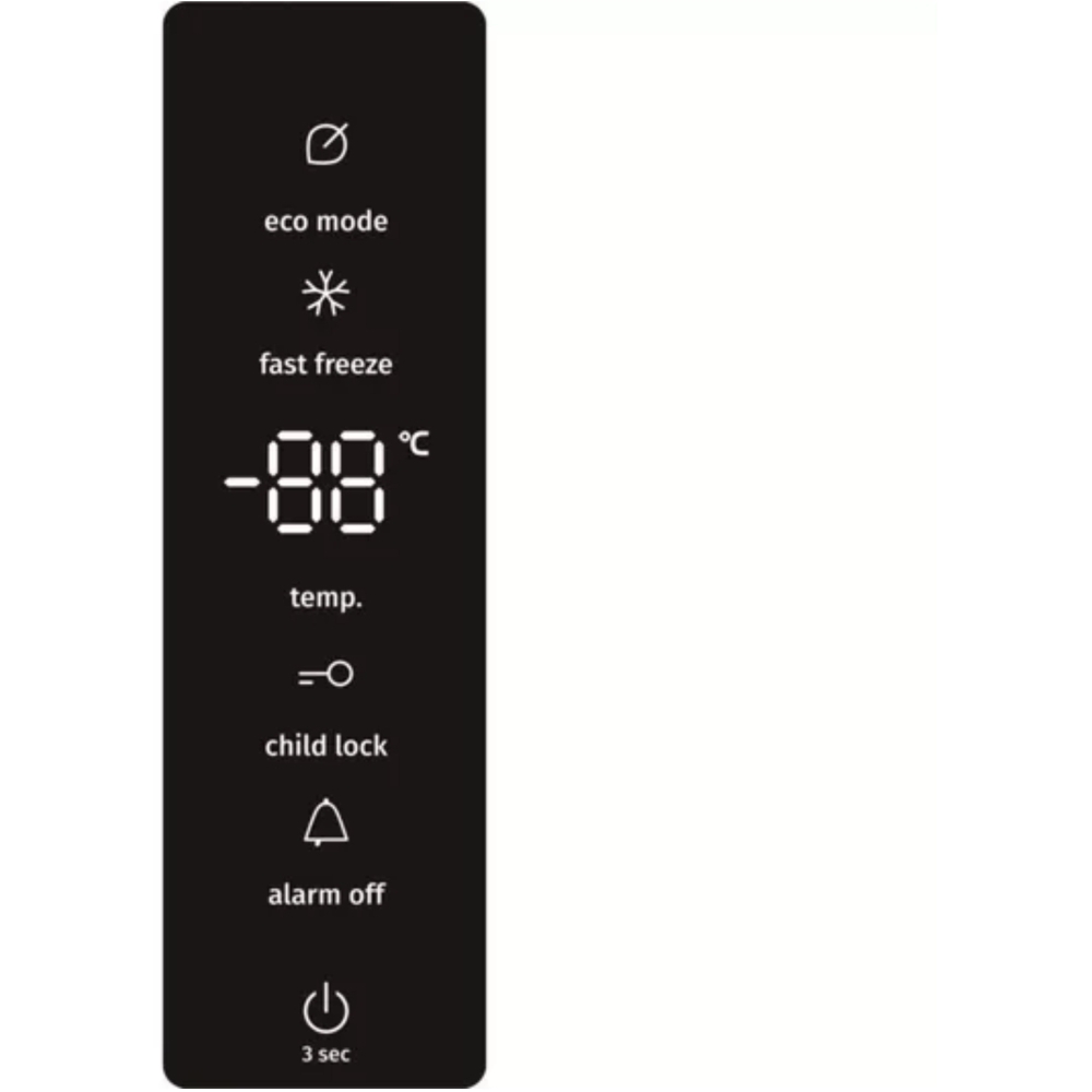 Teknix TH60TNFW Total No Frost Tall Freezer, White, E Rated