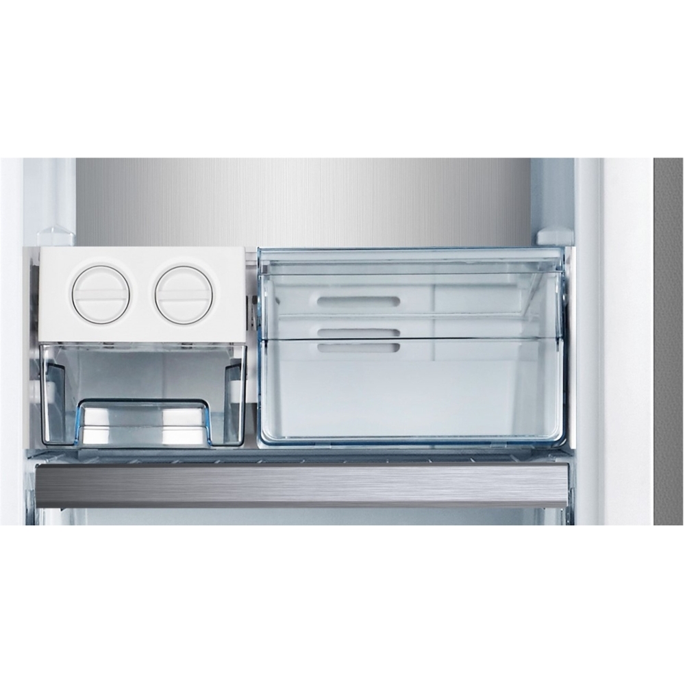 Teknix TH60TNFX Total No Frost Tall Freezer, Stainless Steel, E Rated