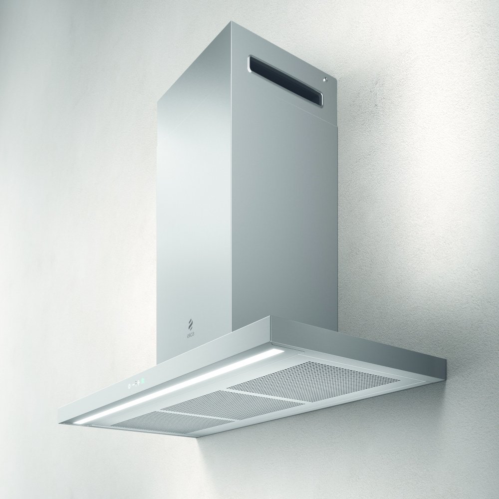 Elica THIN90 90cm Chimney Cooker Hood, Stainless Steel, A Rated