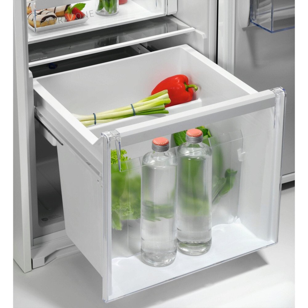 AEG TK6DS181ES Built-In Larder Fridge, Sliding Hinge, White, E Rated