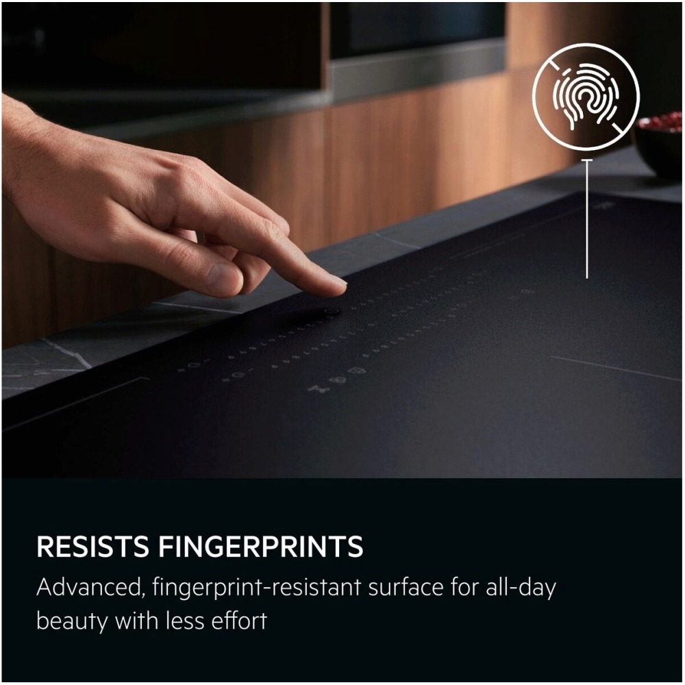 AEG TK85IM30FZ 78cm SaphirMatt Scratch Resistant Induction Hob, Matt Black