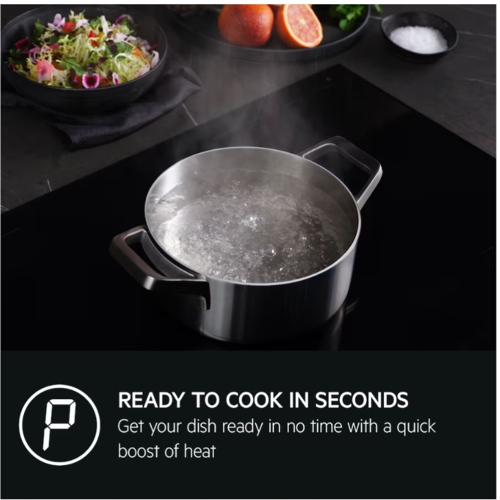 AEG TK95IN00FB 91cm Induction Hob, Black
