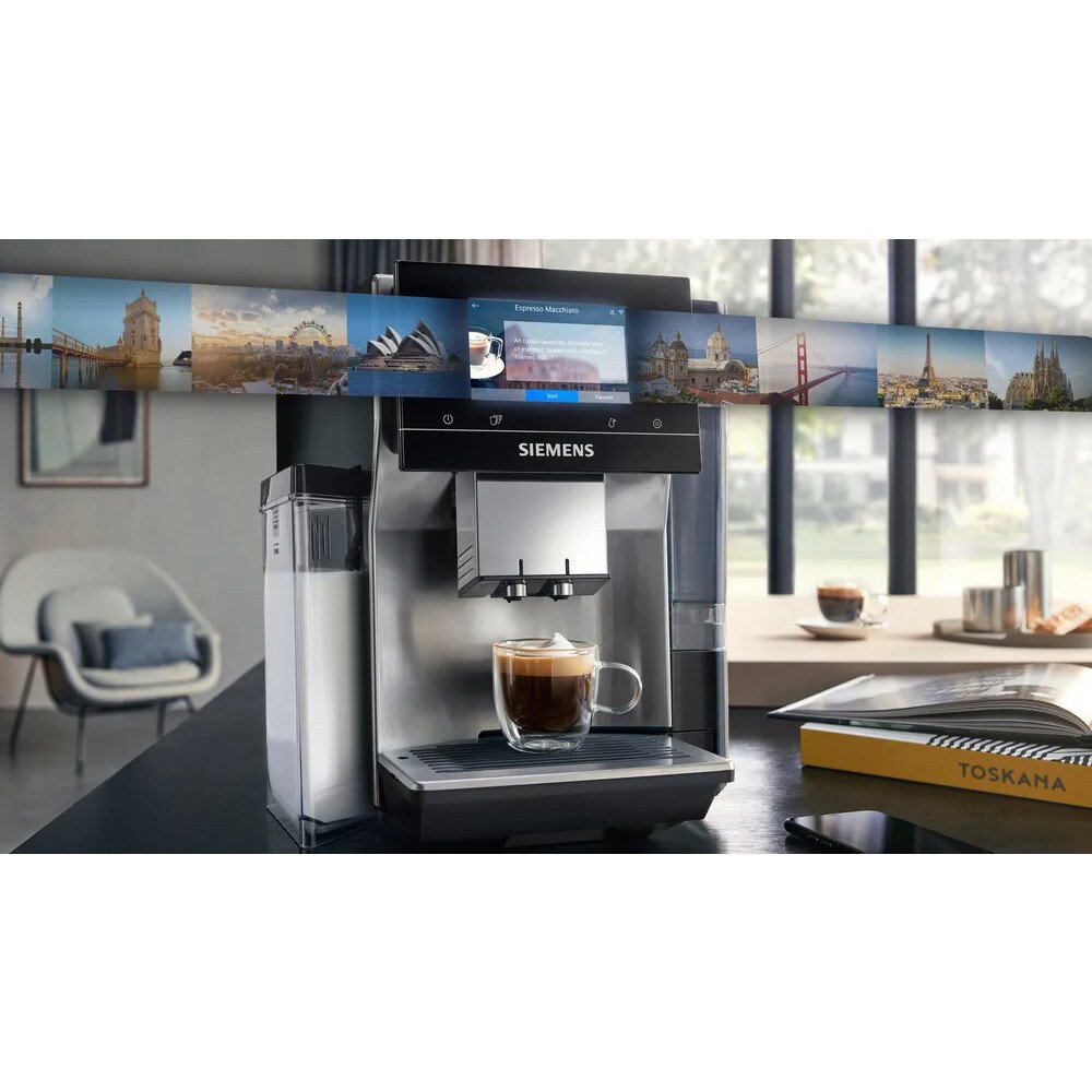 Siemens TQ717GB3 EQ7000H Slow Brew Coffee Machine, Stainless Steel
