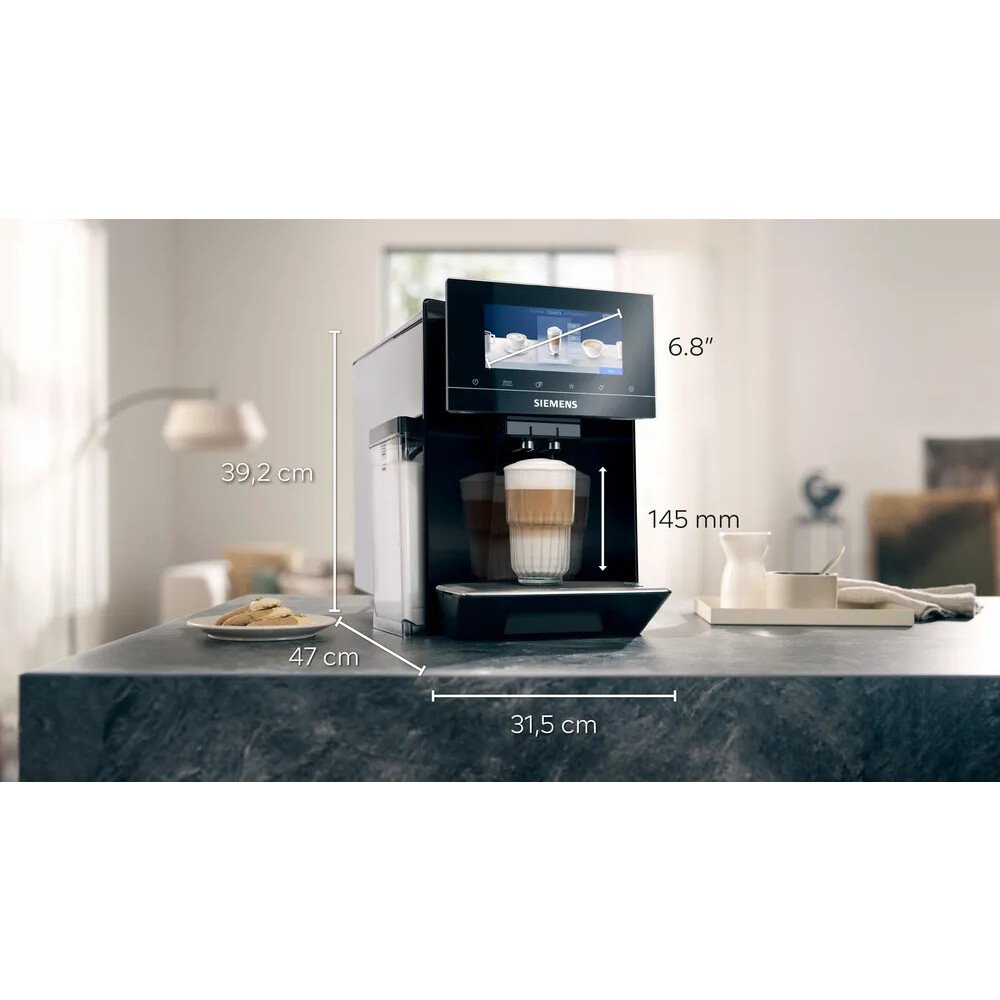 Siemens TQ903GB9 EQ900 Coffee Machine, Black
