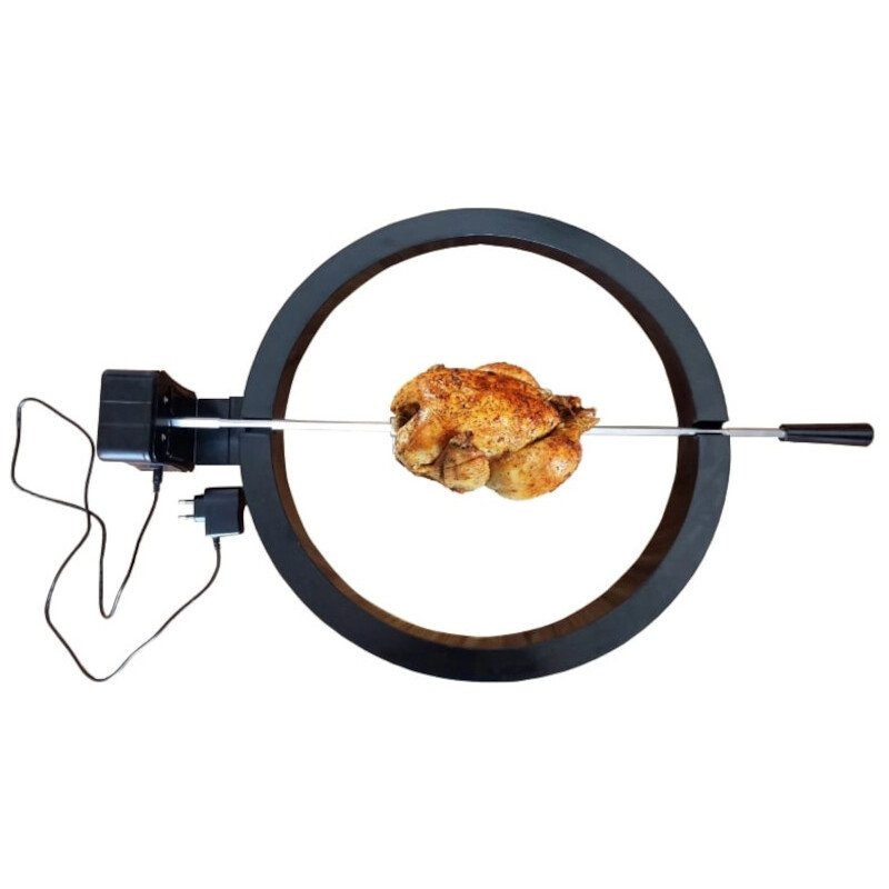 Kamado Bono TQKJZ23 Grande Skewer (Rotisserie), Black