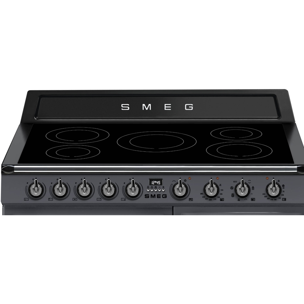 Smeg TR103IGR2 Victoria Slate Grey 100cm Induction Range Cooker, A