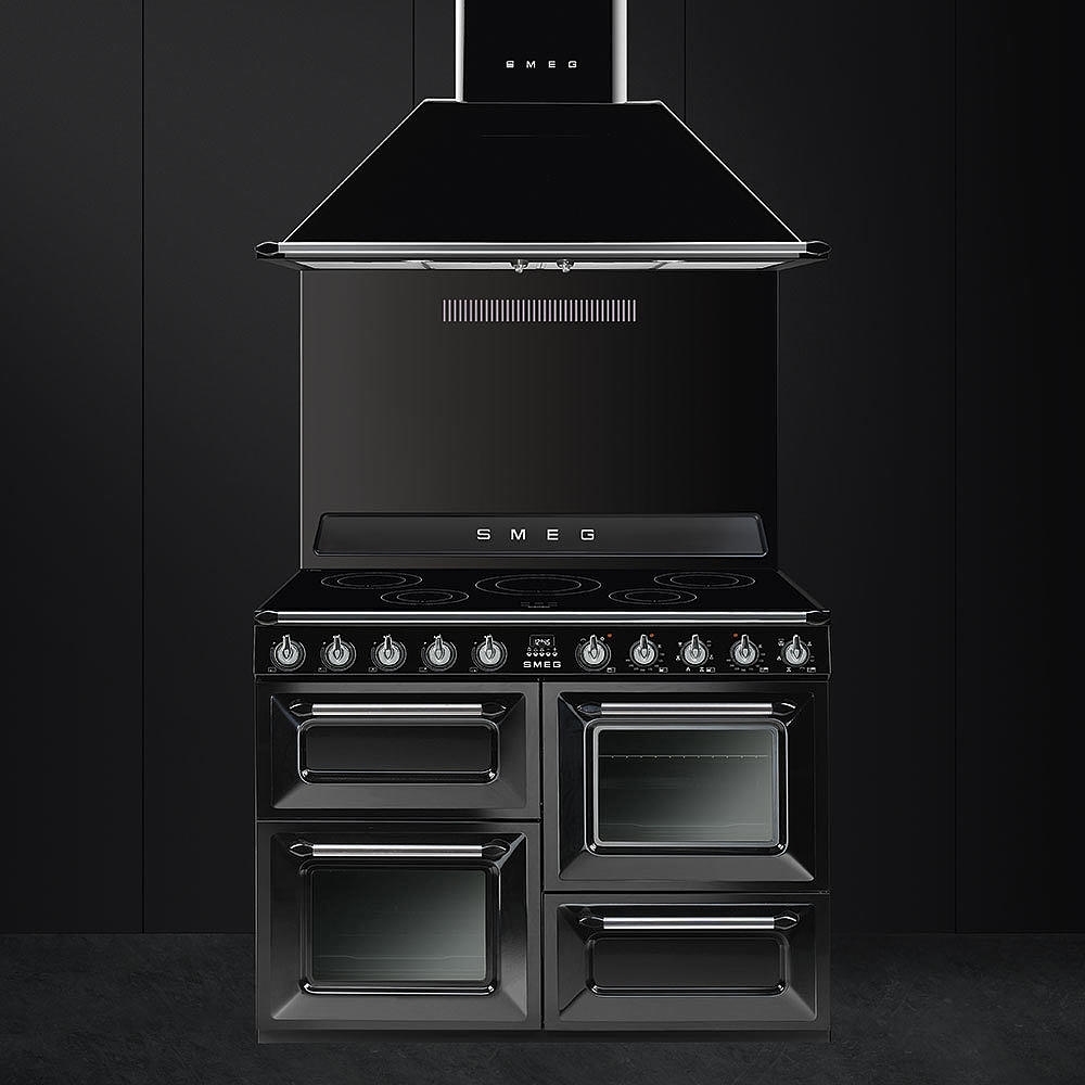 Smeg TR4110IBL2 Victoria Black 110cm Induction Range Cooker, A Rated